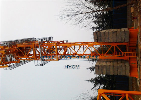 Projekte QTD160-5030 Luffing Jib Tower Crane 12t Max Load und 3,0t Tip Load
