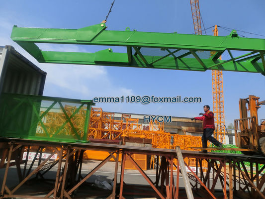 qtz125 Turmkranich Hammerkopf Typ 10tons 6018 60m Mit Kabine