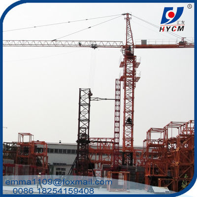 6t QTZ6012 Selbstklettern Topkit Turm Kran 60mts Boom mit Turmkopf