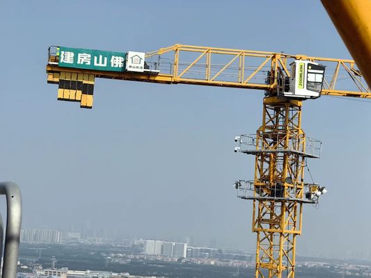 6515 10t Gebrauchtturmkranich mit 65m Jib Boom und 46m Freihöhe QTZ160 Modell