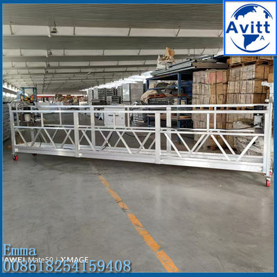 ZLP630 Schaukel-Fassadenlift mit Hangdrähten und Seilstop-Blöcken
