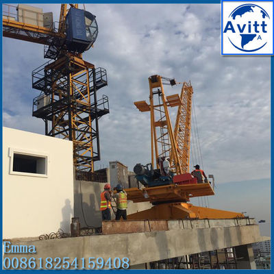 Entfernen Sie Inner Tower Crane QD3015 Derrick Luffing Tower Crane 30m Arbeits Jib