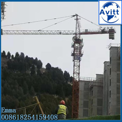 10 t TC5023 Hammerhead Turmkranich 3 m Mastheben Baustoffe