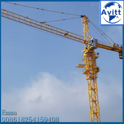 8t Topkit Kopf Turmkrane TC5015 50M Arbeitsarm Boom für 80m Gebäude